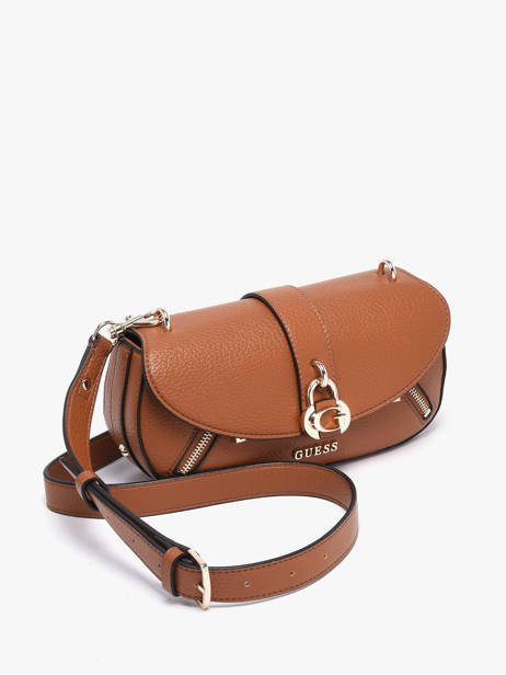 Sac Bandoulière Jessa Polyester Guess Marron jessa BG836220 vue secondaire 2