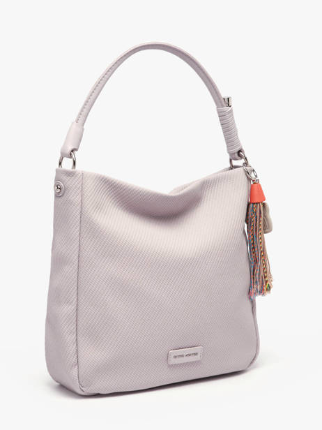 Sac Porté épaule Grigri Polyurethane David jones Violet grigri CM8384 vue secondaire 2
