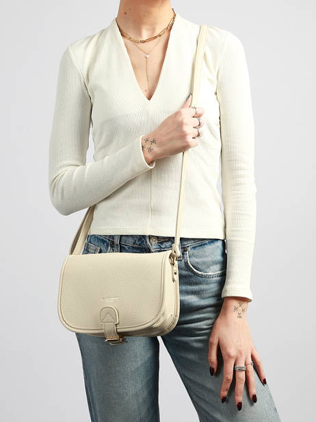 Sac Bandoulière Grained Miniprix Beige grained F7532OR vue secondaire 1