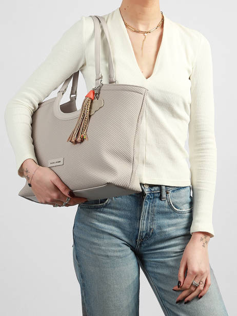 Sac Porté épaule Grigri Polyurethane David jones Violet grigri CM8380 vue secondaire 1