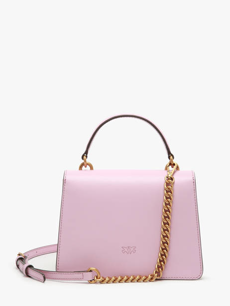 Sac Porté Main Love Bag Icon Cuir Pinko Rose love bag icon A0F1 vue secondaire 4
