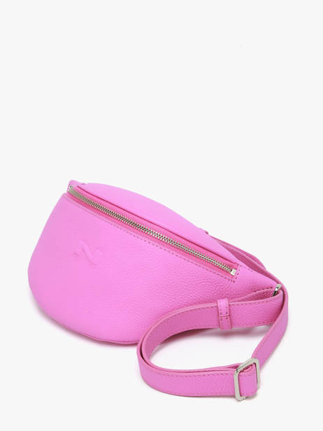 Sac Banane Small Derby Cuir Nathan baume Rose n city 25 vue secondaire 1