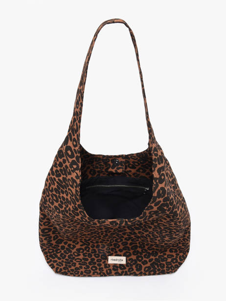 Sac Porté épaule Wild Tribe Coton Rivedroite Marron wild tribe RICHEWIL vue secondaire 2