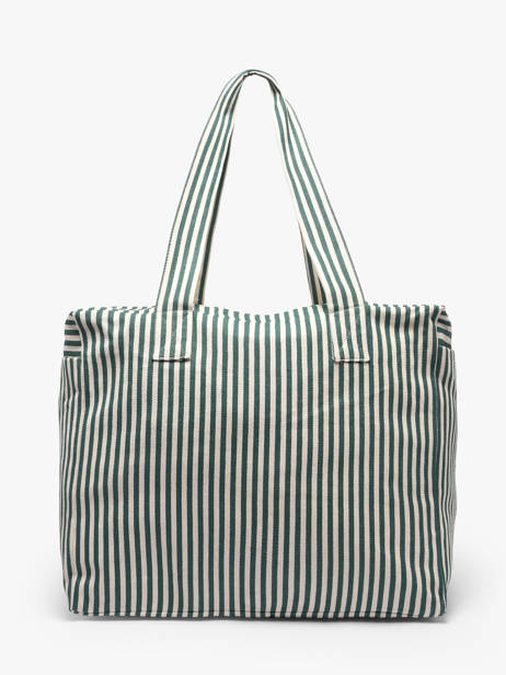 Sac Porté épaule Spring Striped Coton Rivedroite Vert spring striped CELESTRI vue secondaire 3