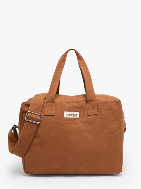 Sac Porté Main Timeless Coton Rivedroite Marron timeless SAUVATIM