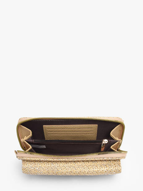 Ccrossbody Wallet Miniprix Beige raphia 1460 other view 2