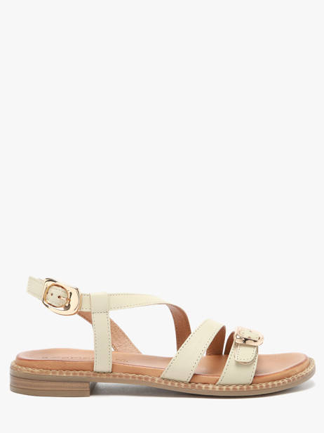 Sandales En Cuir Tamaris Beige accessoires 46