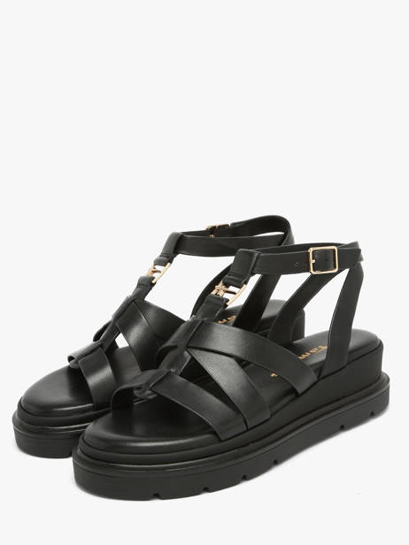 Sandales En Cuir Tamaris Noir accessoires 46 vue secondaire 1