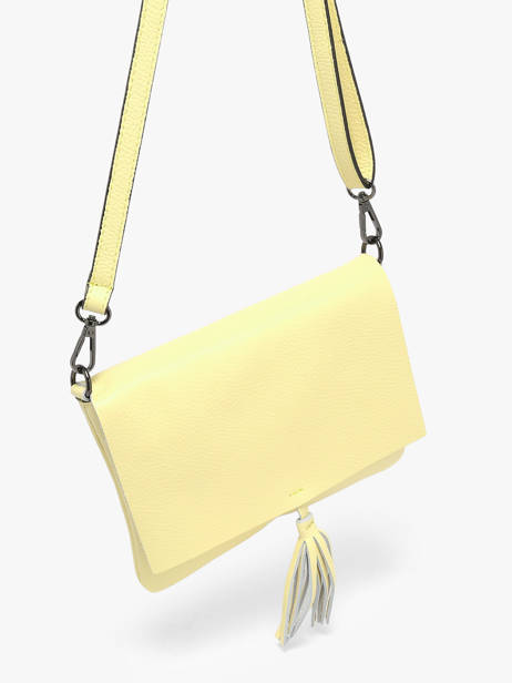 Sac Bandoulière Caviar Cuir Milano Jaune caviar CA22112 vue secondaire 2