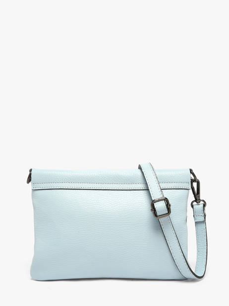 Sac Bandoulière Caviar Cuir Milano Bleu caviar CA22112 vue secondaire 4