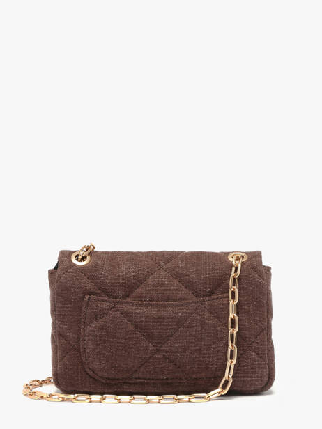 Sac Bandoulière Moon Lin Vanessa bruno Marron moon 70V40326 vue secondaire 4