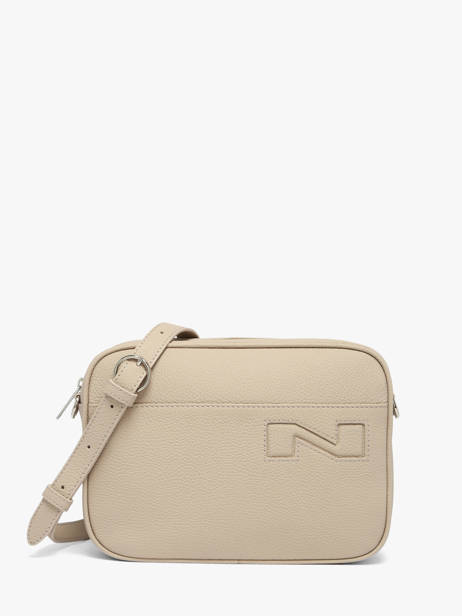 Sac Bandoulière N City Louvain Cuir Nathan baume Beige n city 7