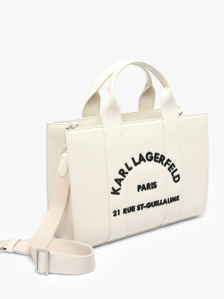 Sac Porté Main Rsg Cuir Karl lagerfeld Blanc rsg B1W30041 vue secondaire 2