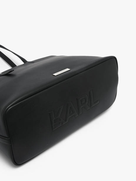 Sac Porté épaule K Ikon Polyester Karl lagerfeld Noir k ikon B2W30057 vue secondaire 3