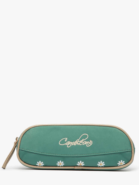 Trousse 2 Compartiments Cameleon Vert vintage fantasy PBVGTROU