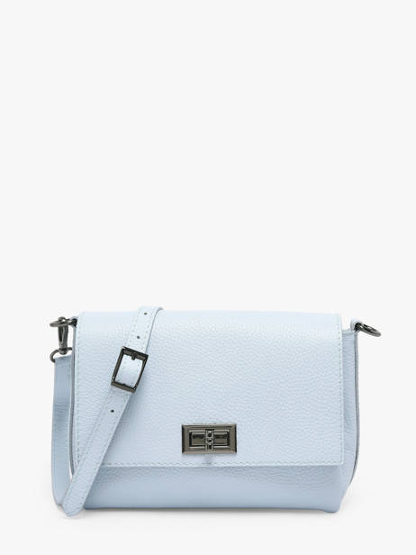 Sac Bandoulière Caviar Cuir Milano Bleu caviar CA24061