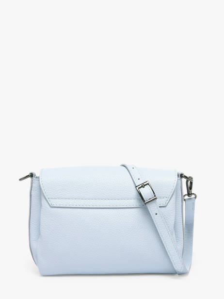 Sac Bandoulière Caviar Cuir Milano Bleu caviar CA24061 vue secondaire 3