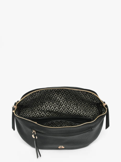 Sac Banane Lulu castagnette Noir zip YSALINE2 vue secondaire 3