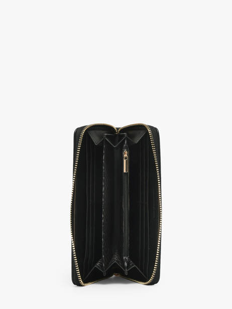 Portefeuille Lulu castagnette Noir zip CHRYS702 vue secondaire 1