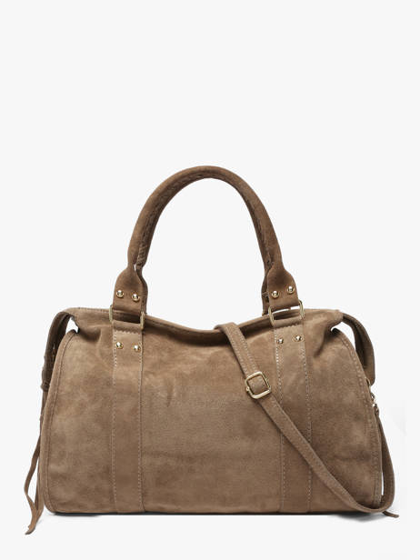 Sac Porté épaule A4 Velvet Milano Marron velvet VE24095O vue secondaire 4