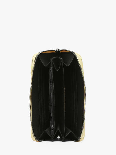 Portefeuille Caviar Cuir Milano Jaune caviar CA19043 vue secondaire 1