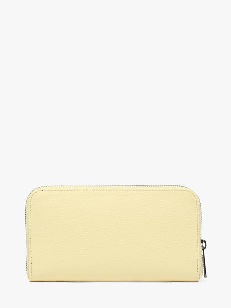 Portefeuille Caviar Cuir Milano Jaune caviar CA19043 vue secondaire 2