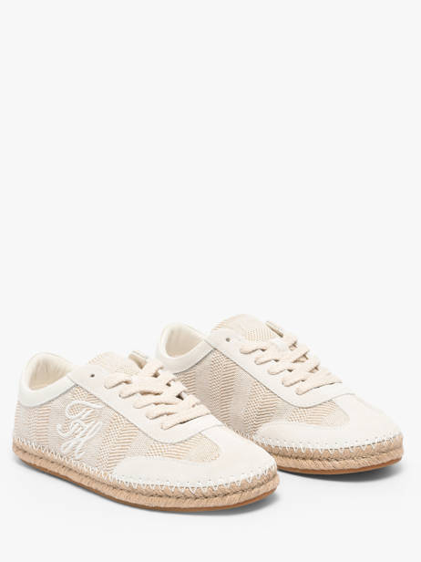 Espadrilles En Cuir Tommy hilfiger Beige women 91080GH vue secondaire 1