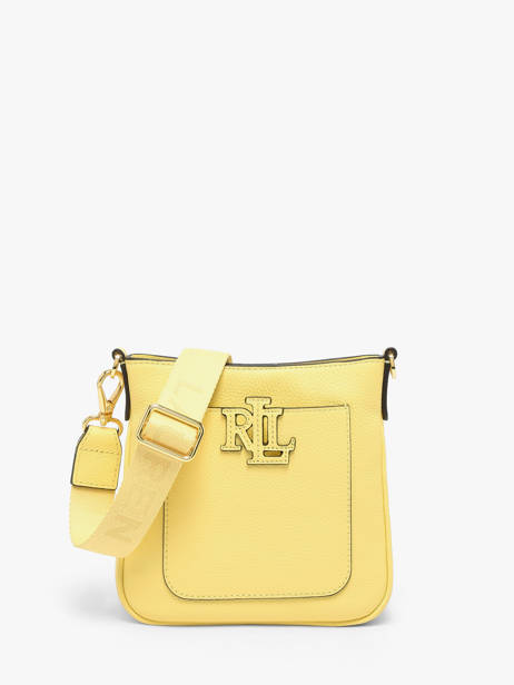 Sac Bandoulière Mini Cameryn Cuir Lauren ralph lauren Jaune cameryn 31982184