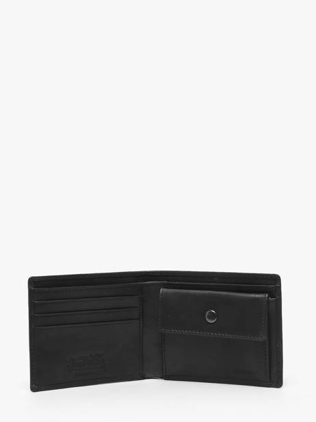 Portefeuille Cuir Von dutch Noir wallets OBLA vue secondaire 1