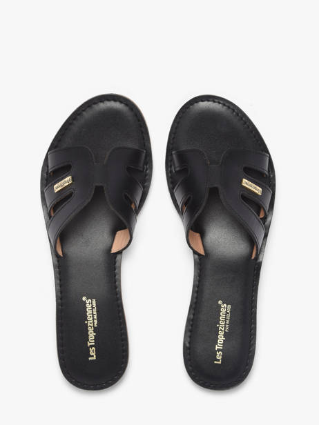 Mules Damia En Cuir Les tropeziennes Noir accessoires DAMIA vue secondaire 3