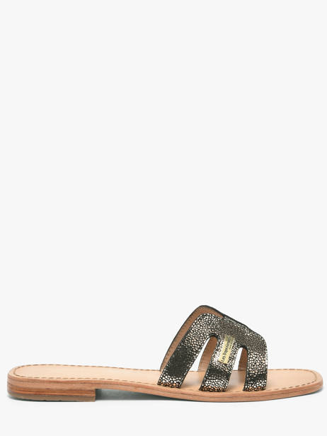 Mules Hadamia En Cuir Les tropeziennes Noir accessoires HADAMIA