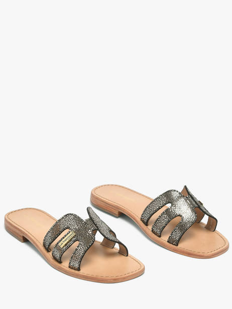 Mules Hadamia En Cuir Les tropeziennes Noir accessoires HADAMIA vue secondaire 1