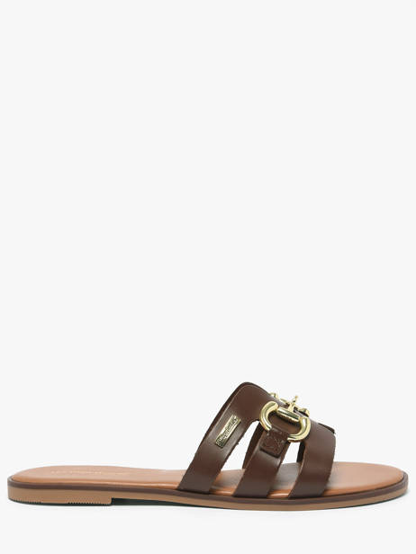 Mules Hamia En Cuir Les tropeziennes Marron women HAMIA
