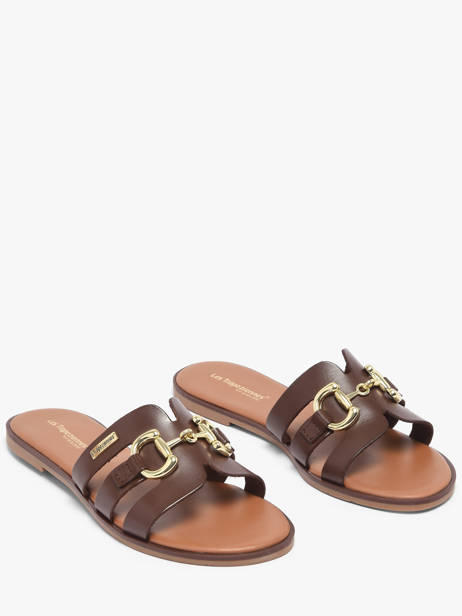 Mules Hamia En Cuir Les tropeziennes Marron women HAMIA vue secondaire 1