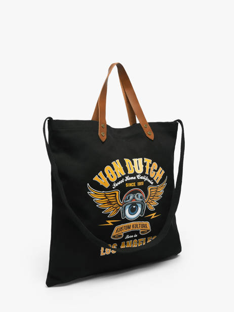 Tote Bag Oaks Avec Anses En Cuir Von dutch Noir bags OAKS vue secondaire 1