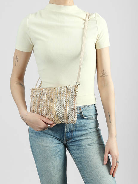 Sac Bandoulière Estival Jute Le voyage en panier Multicolore estival PM938 vue secondaire 1