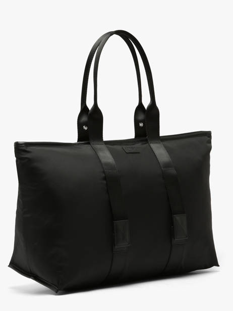 Sac Cabas Zippé L Mistral Rollable Nylon Et Cuir Lancel Noir mistral A13996 vue secondaire 2