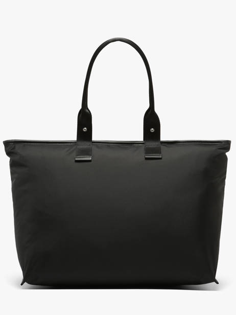 Sac Cabas Zippé L Mistral Rollable Nylon Et Cuir Lancel Noir mistral A13996 vue secondaire 5