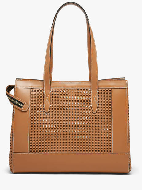 Sac Porté épaule Jour Ajouré Cuir Lancel Marron jour A14011 vue secondaire 4