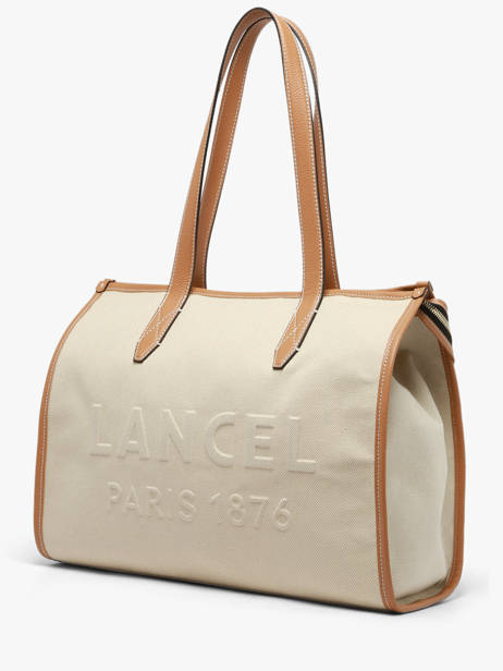 Sac Porté épaule Jour Toile Et Cuir Lancel Beige jour A14028 vue secondaire 1