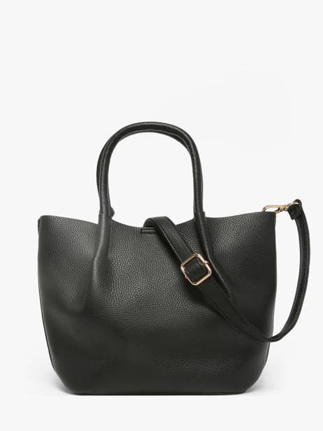 Sac Porté Main Grained Miniprix Noir grained F9947 vue secondaire 2