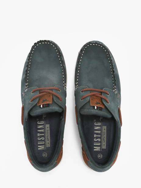 Chaussures Bateau Mustang Bleu men M0051002 vue secondaire 3