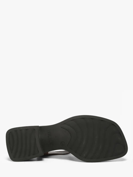 Sandales à Talon En Cuir Pavement Marron accessoires 25273 vue secondaire 4