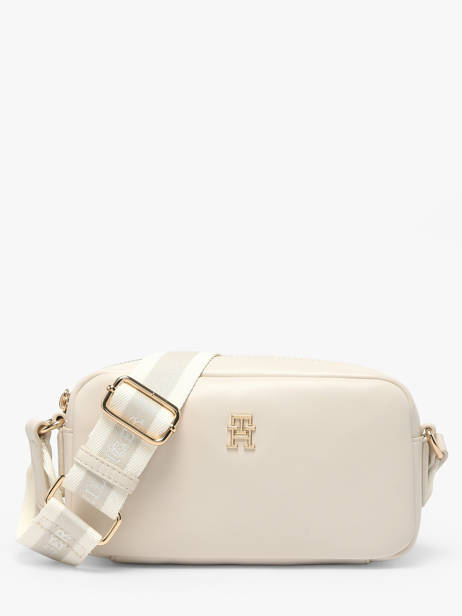 Sac Bandoulière Th Essential Polyurethane Tommy hilfiger Beige th essential AW18370