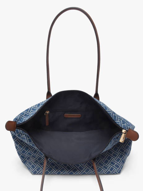 Sac Porté épaule Popette Coton Tommy hilfiger Bleu popette AW18613 vue secondaire 3