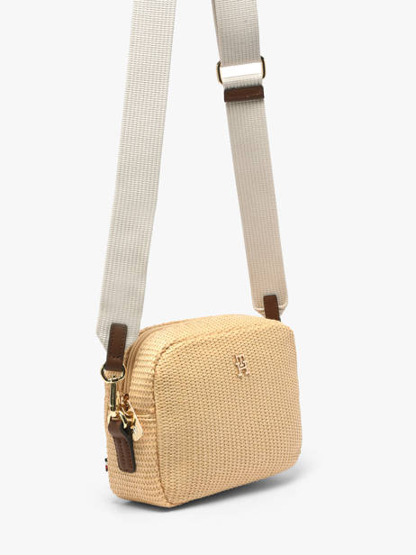 Sac Bandoulière Popette Polyurethane Tommy hilfiger Beige popette AW18525 vue secondaire 2