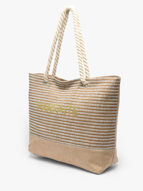 Sac Porté épaule Plage Polyester Gerard pasquier Marron plage P26095 vue secondaire 1