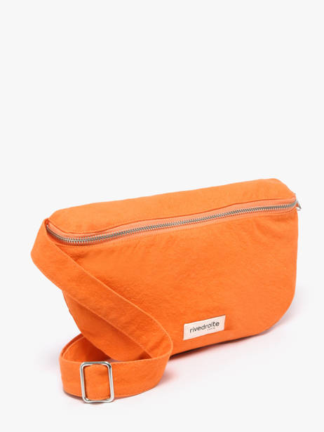 Le Sac Banane Custine Coton Recyclé Rivedroite Orange timeless CUSTITIM vue secondaire 2