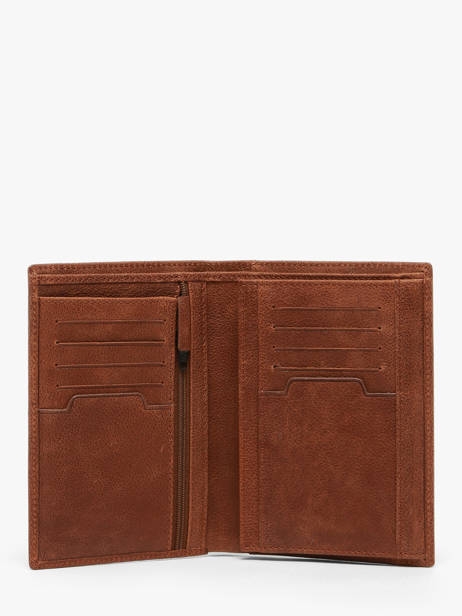 Portefeuille Cuir Serge blanco Marron brooklyn BRO21021 vue secondaire 1