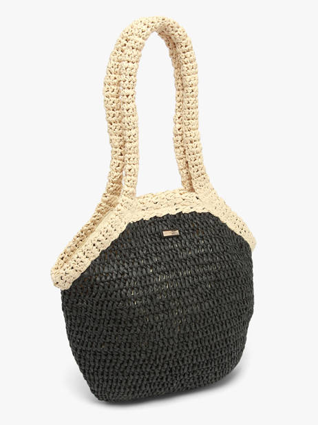 Sac Porté épaule Galets Papier Les tropeziennes Noir galets TZ02 vue secondaire 2